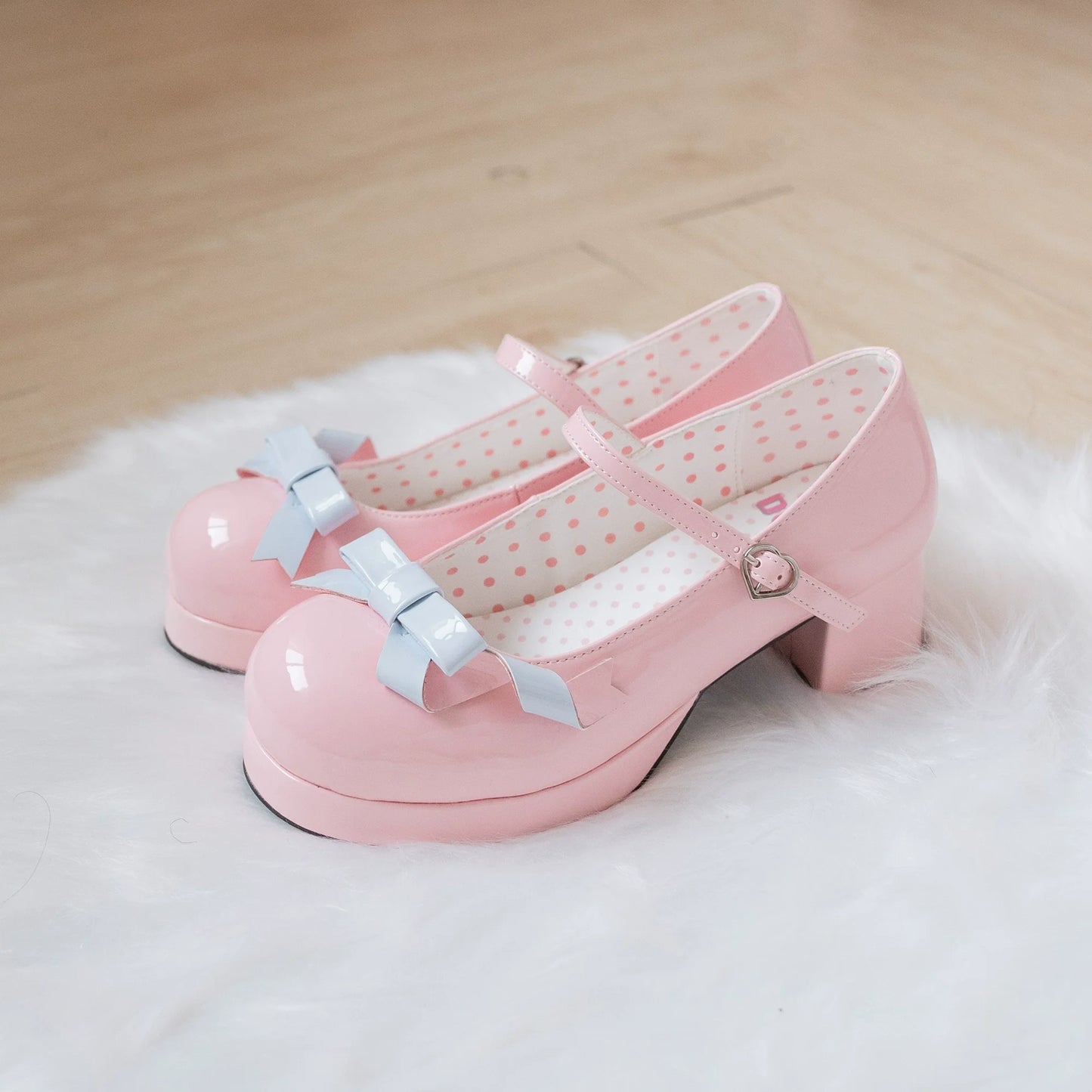 Dolly Doll - Lovers' Gift - Round Toe Middle Heel Mary Jane Lolita Shoes