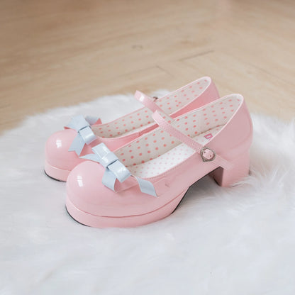 Dolly Doll - Lovers' Gift - Round Toe Middle Heel Mary Jane Lolita Shoes