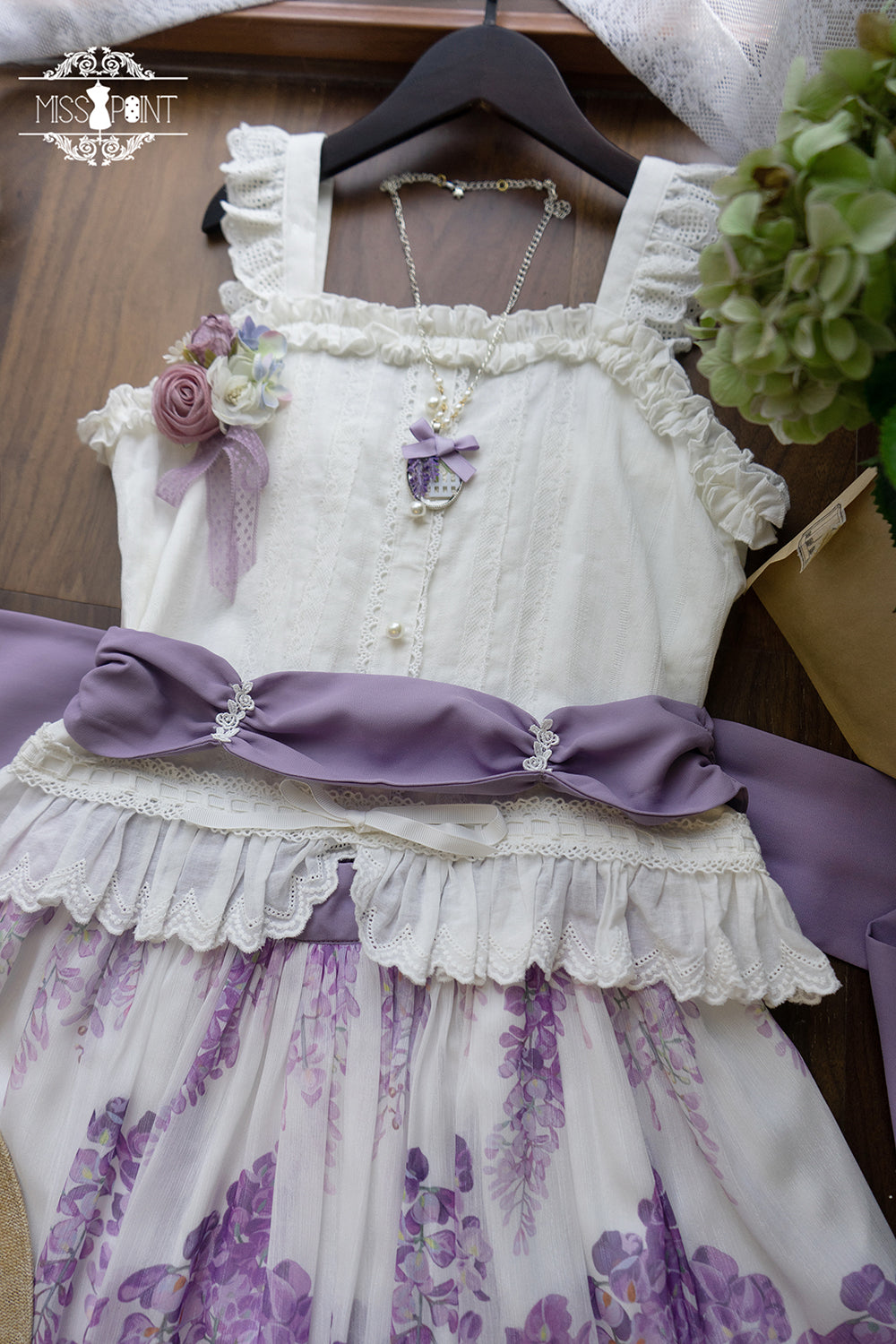 Miss Point - Midsummer Garden - Elegant Lolita Cotton Top