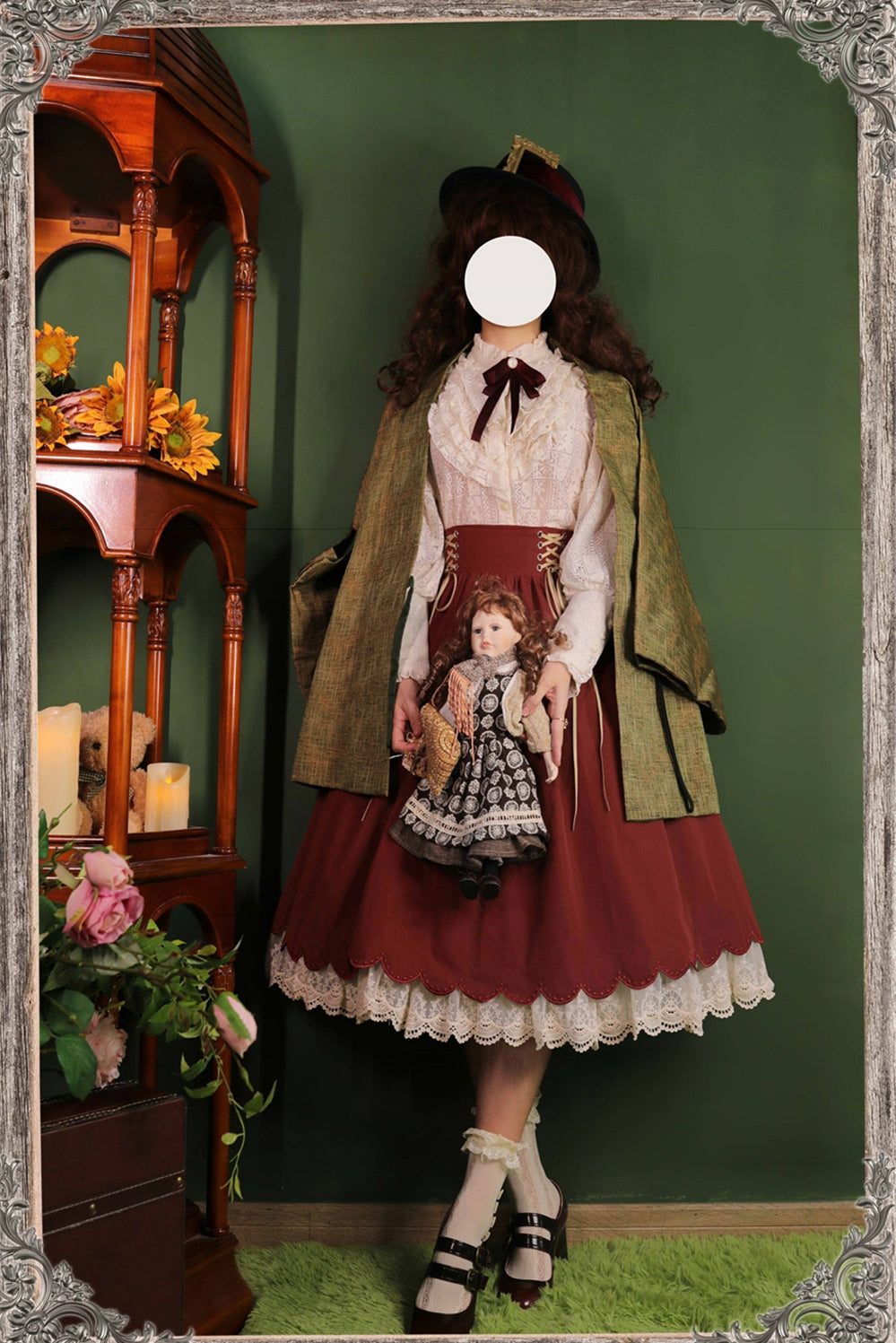 EESSILY - Countess's Autumn Tour - Retro Lolita Embroidery Long SK