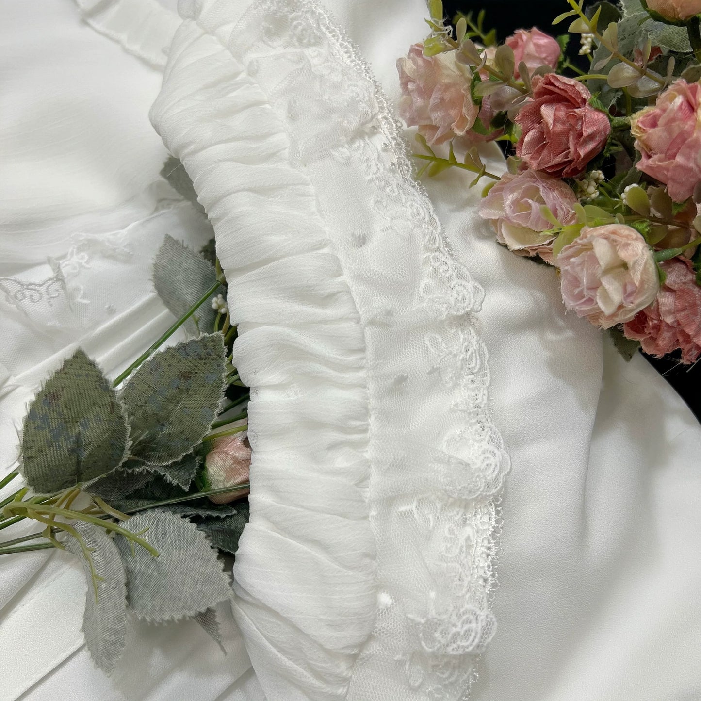 DMFS Lolita - Sweet Lolita Blouse Double-layered Puff Sleeves Lolita Shirt