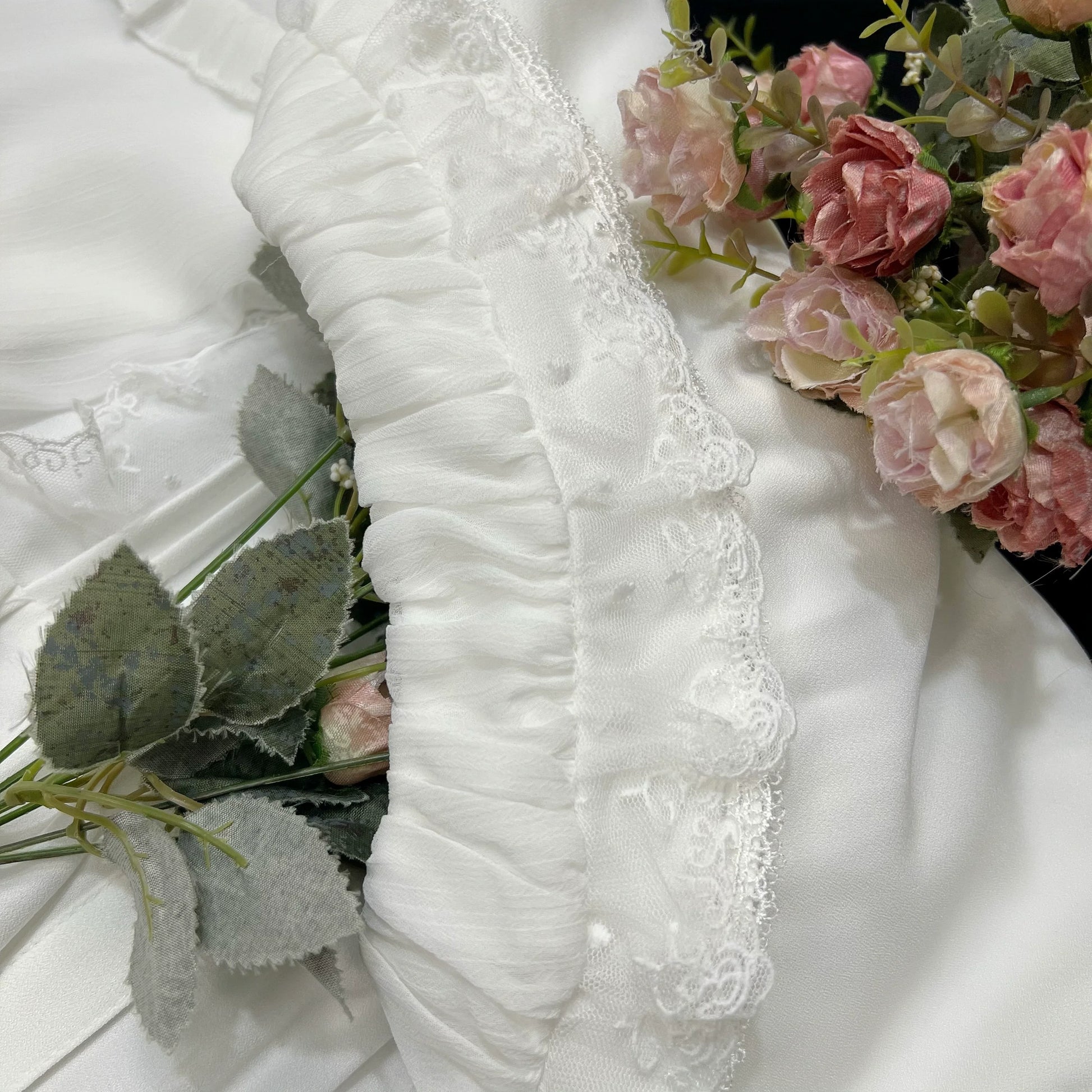 DMFS Lolita - Sweet Lolita Blouse Double-layered Puff Sleeves Lolita Shirt