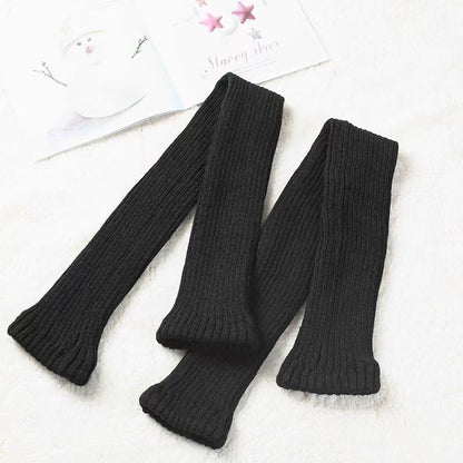 Hua Nai Cat - Winter Lolita Long Socks Knit Thigh-High Foot Covers