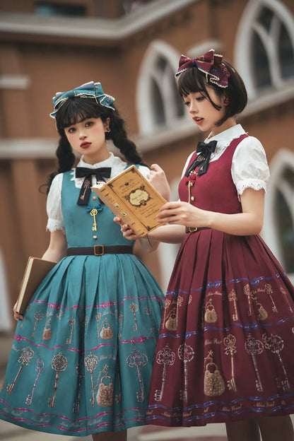 Miss Point - Antique Key - Elegant Lolita JSK Retro Lolita Dress