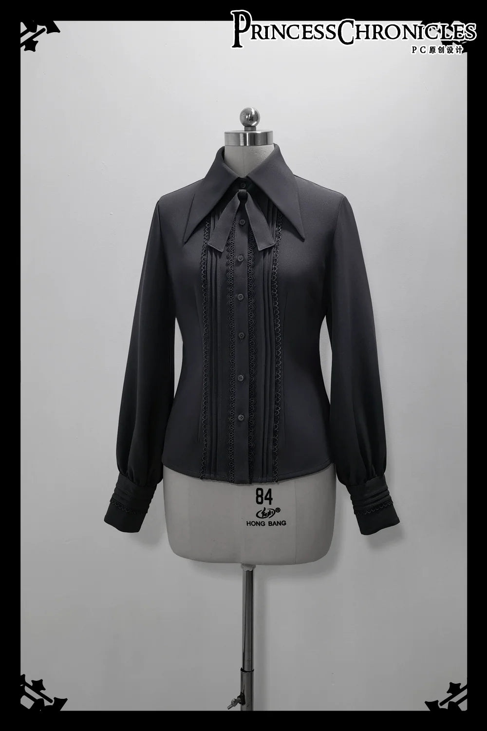 Princess Chronicles - Black Dragon - Gothic Lolita Shirt Retro Elegant Blouse Multicolors