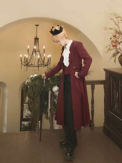 Cornfield Lolita - The Legend of Dracula - Gothic Ouji Lolita Winter Coat Set