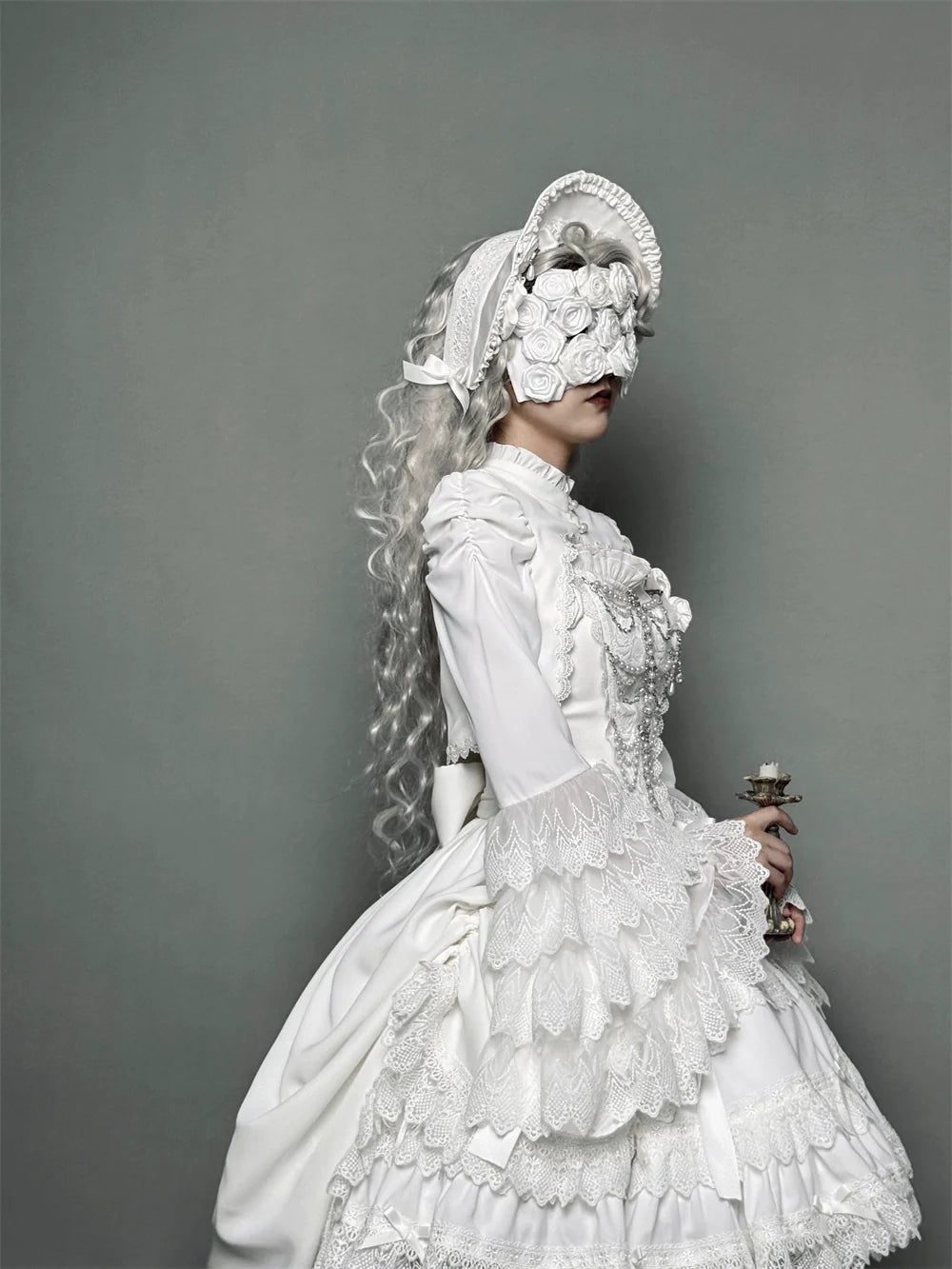 LeMiroir - Saint - Gothic Lolita Bolero Skirt Mermaid Dress Corset