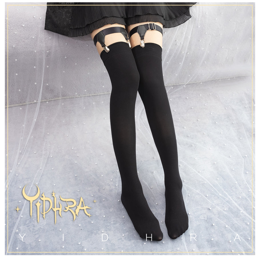 Yidhra - Lolita Tights Holdups Anti-slip Leg Clips