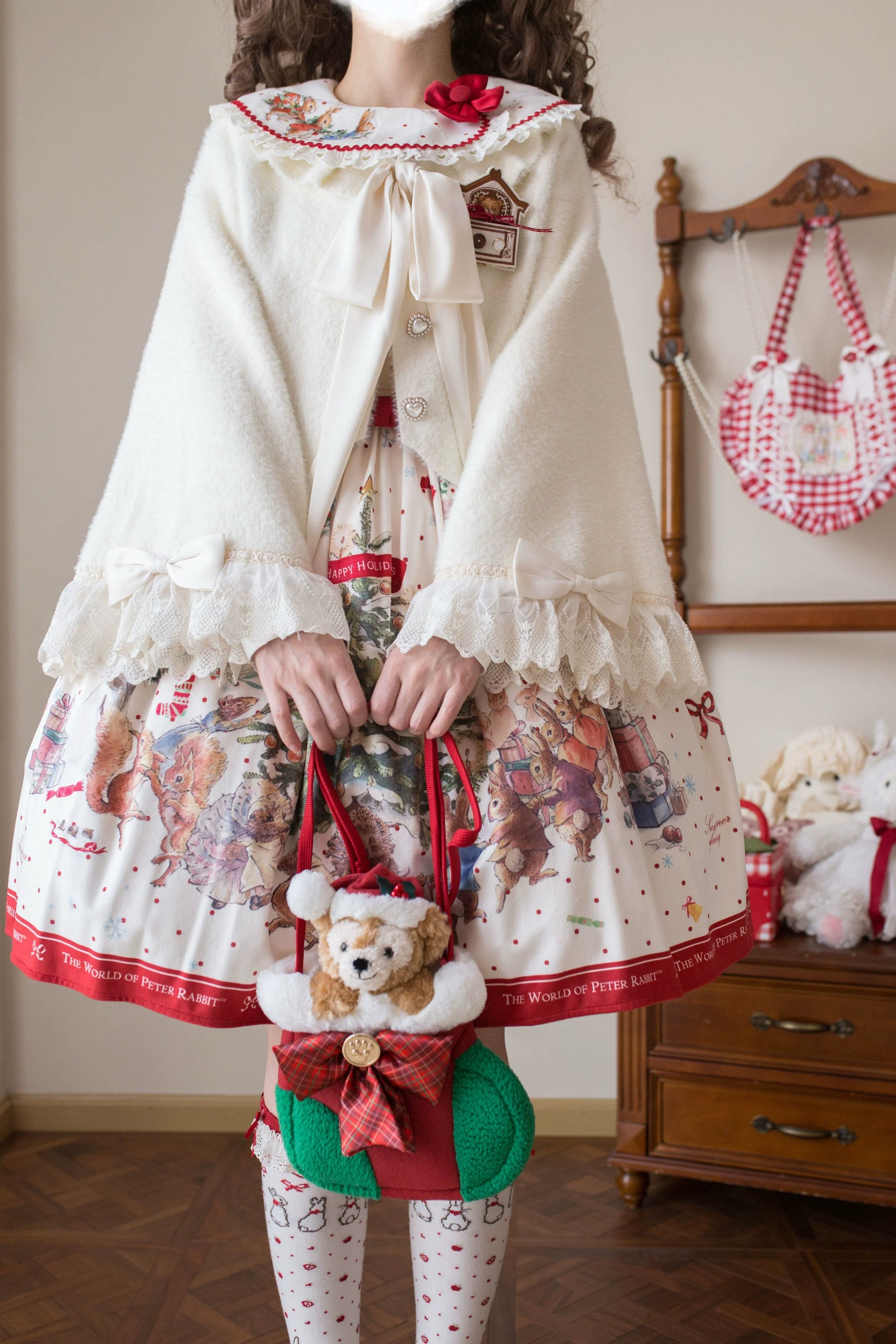 MIST - Qian's Letter - Sweet Lolita Sweater Winter Cardigan Coat