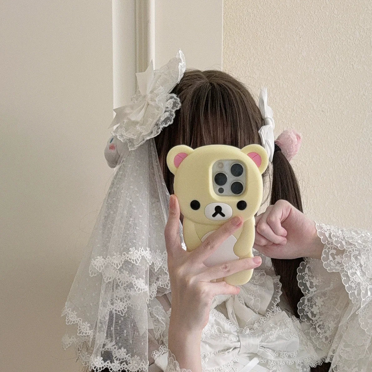 Sugar Girl - Velvet Sweetheart - Doll-like Sweet Lolita Jumper Dress, Bow Accents