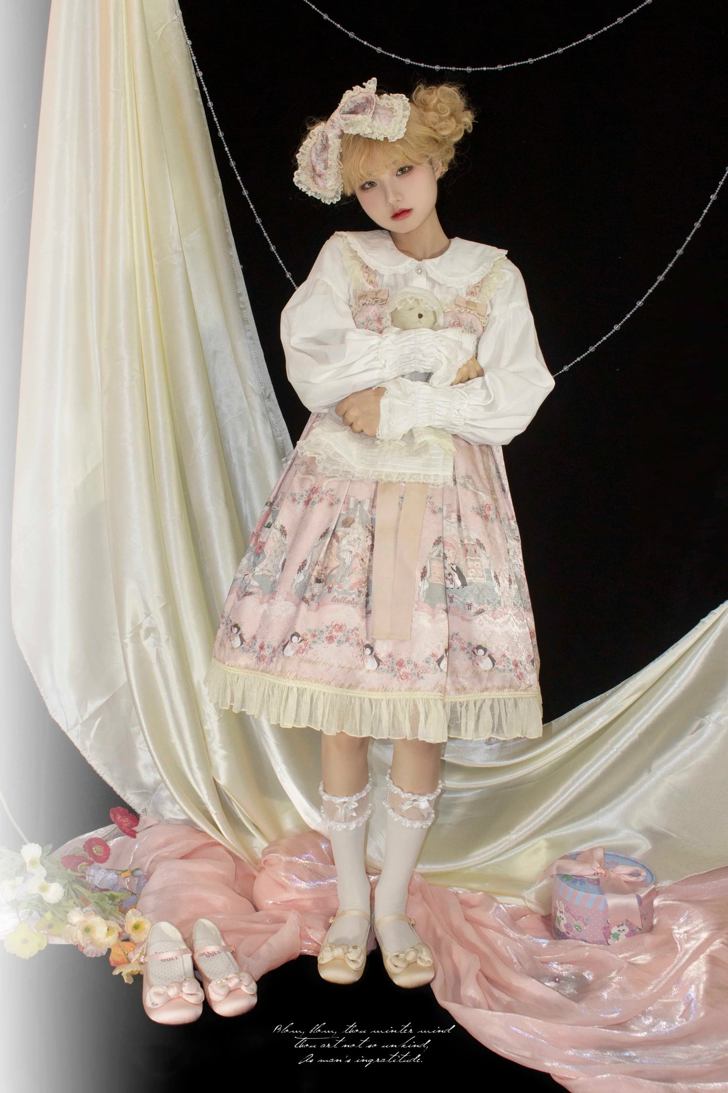 Dolly Doll - Little Fat Ding - Sweet Lolita Shoes Low Heel Round-toe Shoes