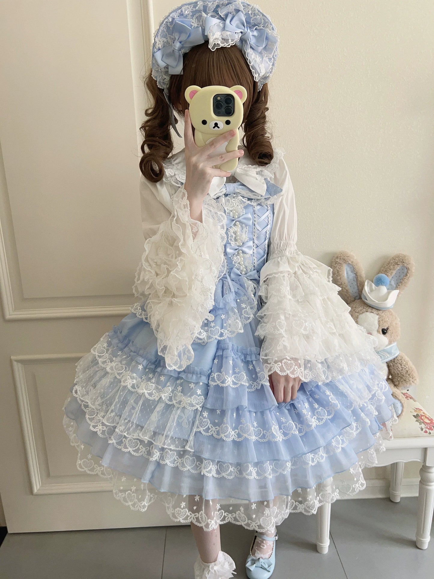 Sugar Girl - Love Overture - Sweet Lolita JSK, Tiered Ruffles Dress