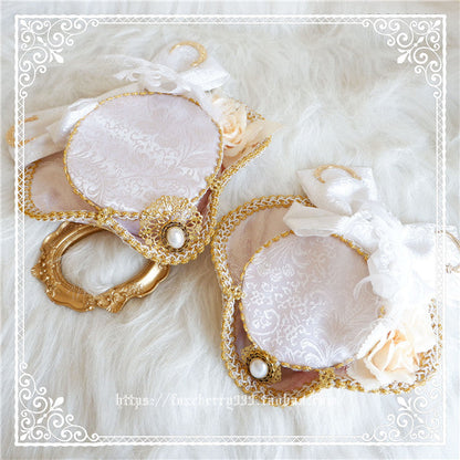 Fox Cherry-Lolita  Palace Retro Gorgeous Feather Top Hat