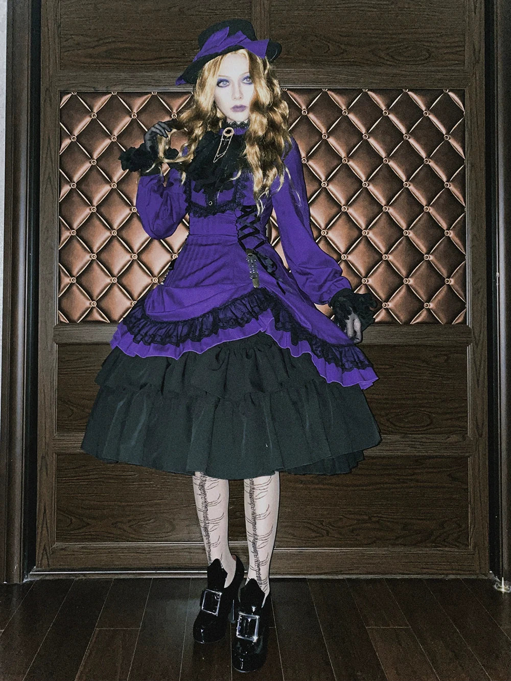 Miss Point - Perintz Manor - Gothic Lolita OP Long Sleeve Retro Lolita Dress