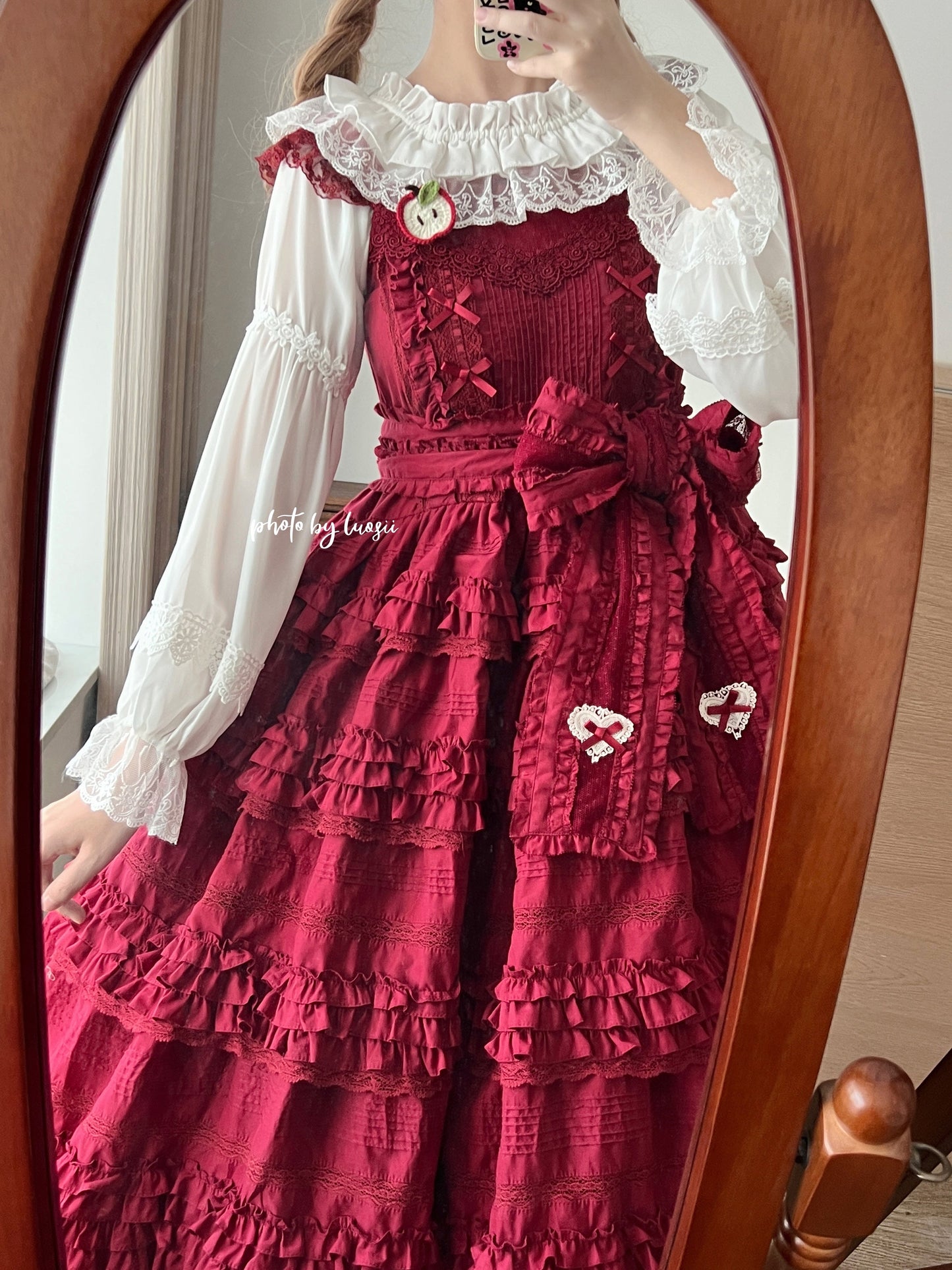 DMFS Lolita - Chiffon Off-Shoulder Classic Lolita Blouse