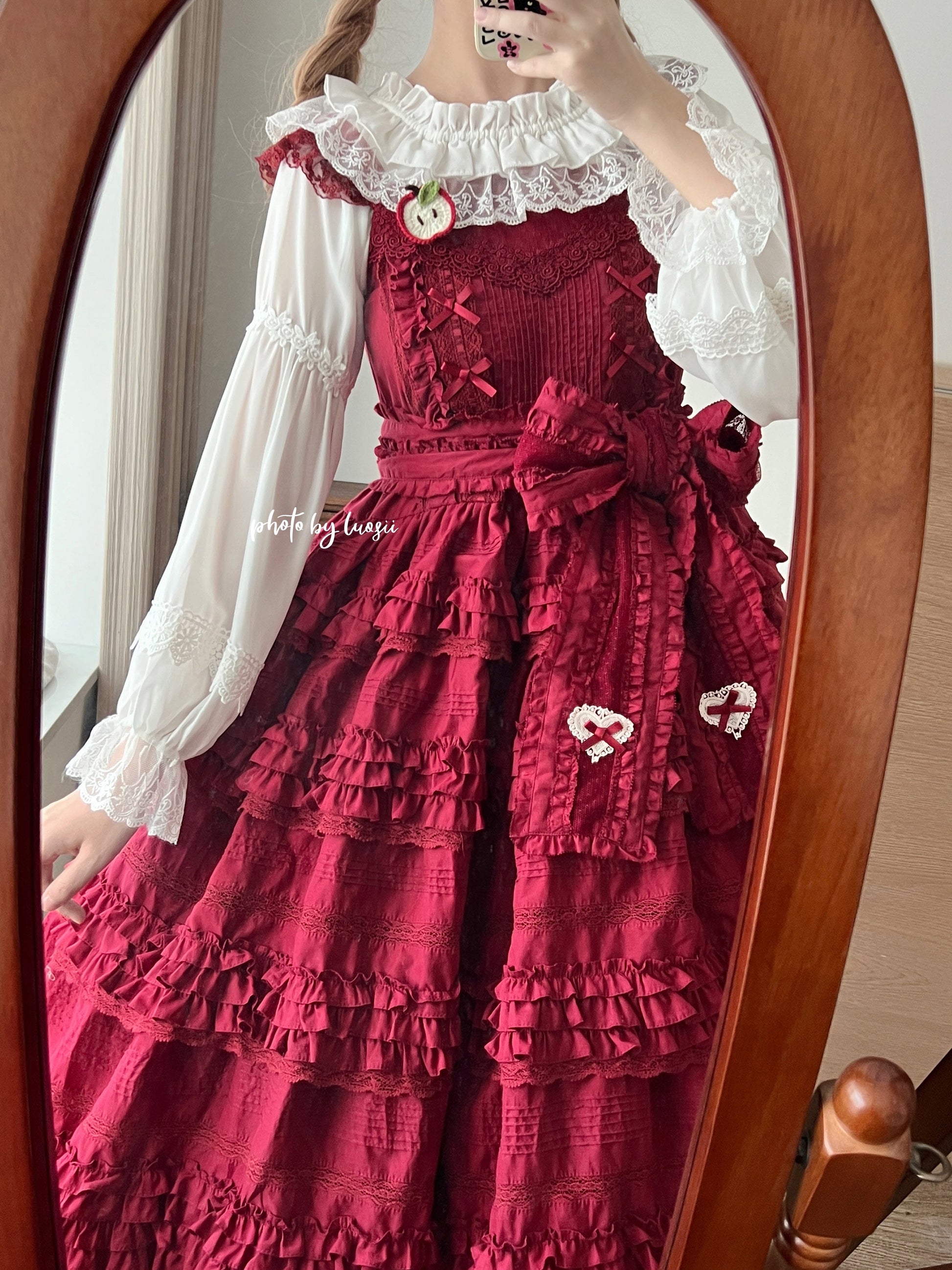 DMFS Lolita - Chiffon Off-Shoulder Classic Lolita Blouse