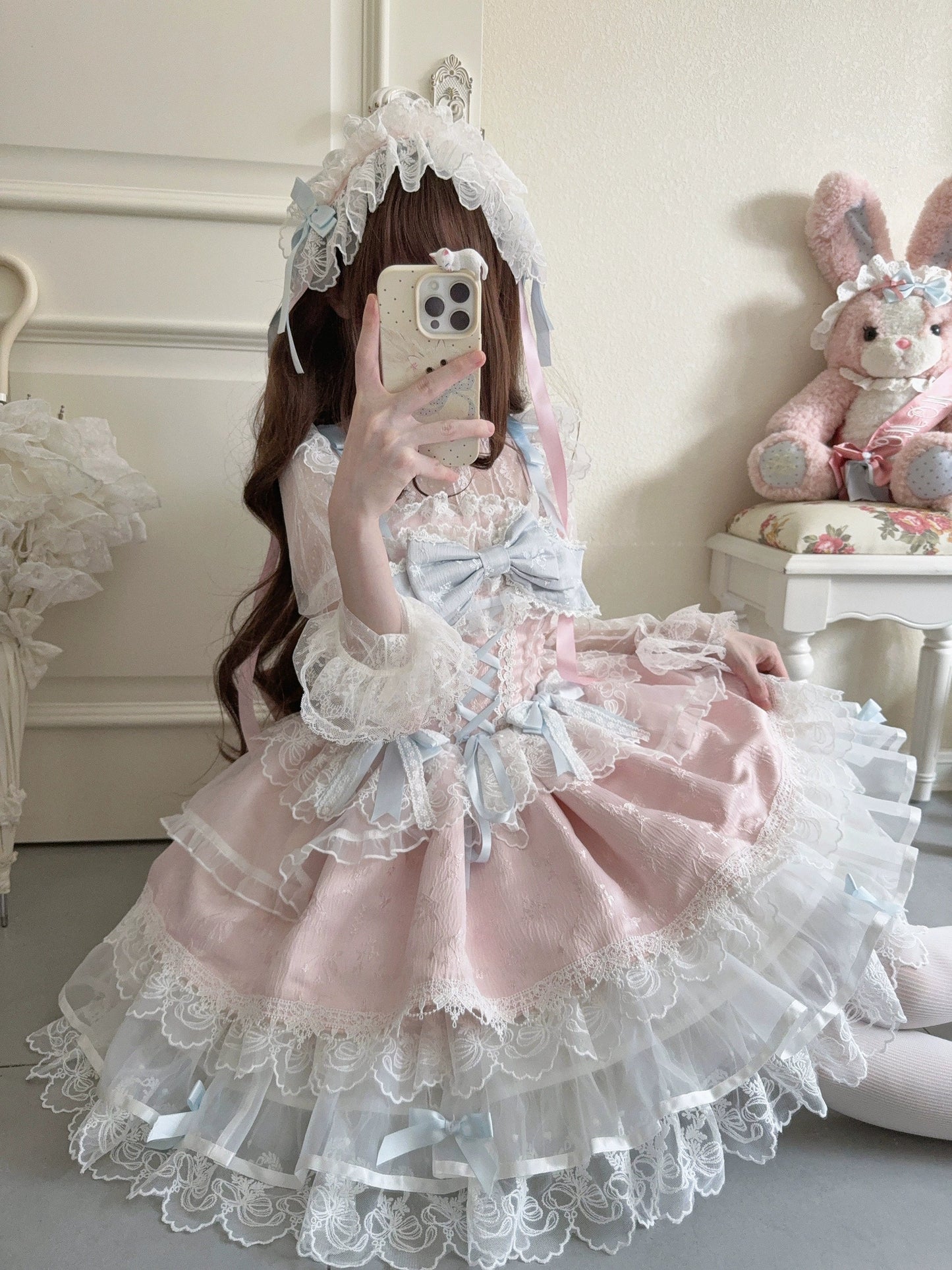Sugar Girl- Fleeting Isle - Sweet Lolita Ballet Style Jumper Dress