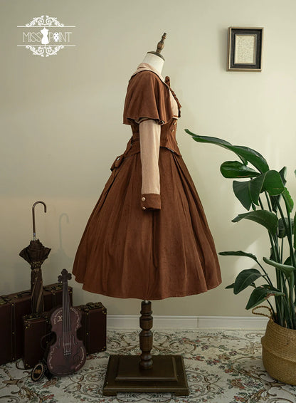 Miss Point - Elegant Lolita Coat - Golden Movement Customized Short Coat