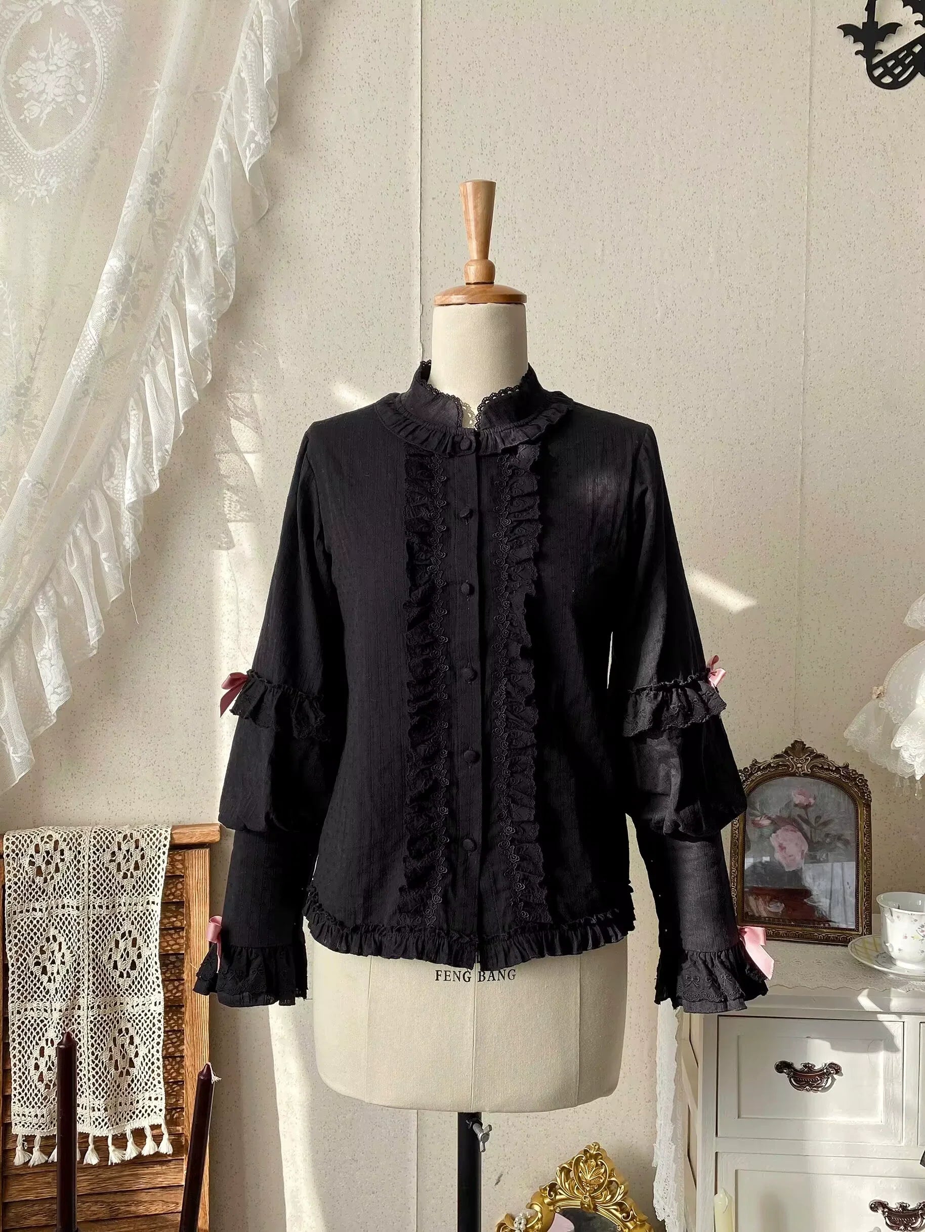 Uncle's Workshop - Missing Lamb Case - Gothic Lolita Dress Set with Sheep Prints