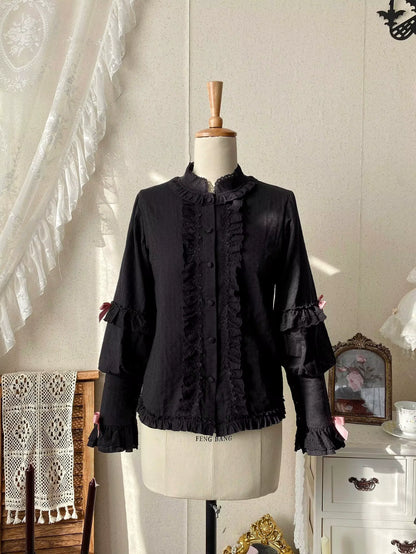 Uncle's Workshop - Missing Lamb Case - Gothic Lolita Dress Set with Sheep Prints