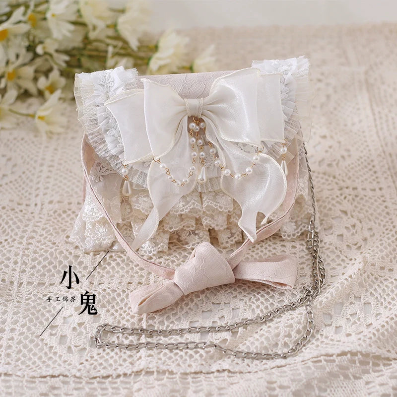 Xiaogui - Elegant Lolita Handbag Ivory Tea Party Lolita Bag