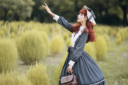 Miss point - Rose Silhouette - Vintage Classic Lolita OP