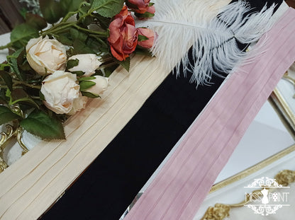 Miss Point - Woody Rose - Lolita Headband Flower Brooch