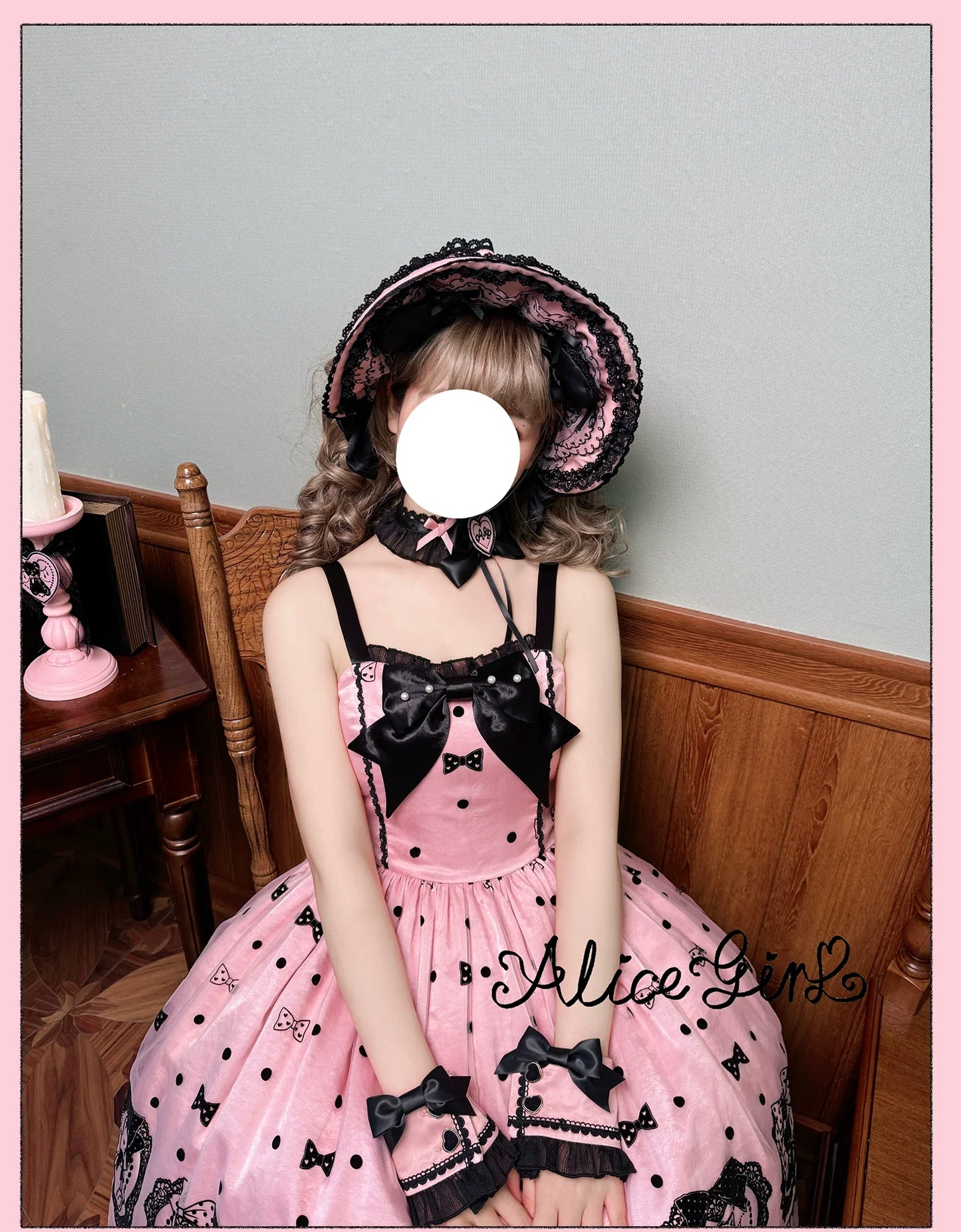 Alice Girl - Brown Sugar Bear - Printed Sweet Lolita Dress, Multiple Styles