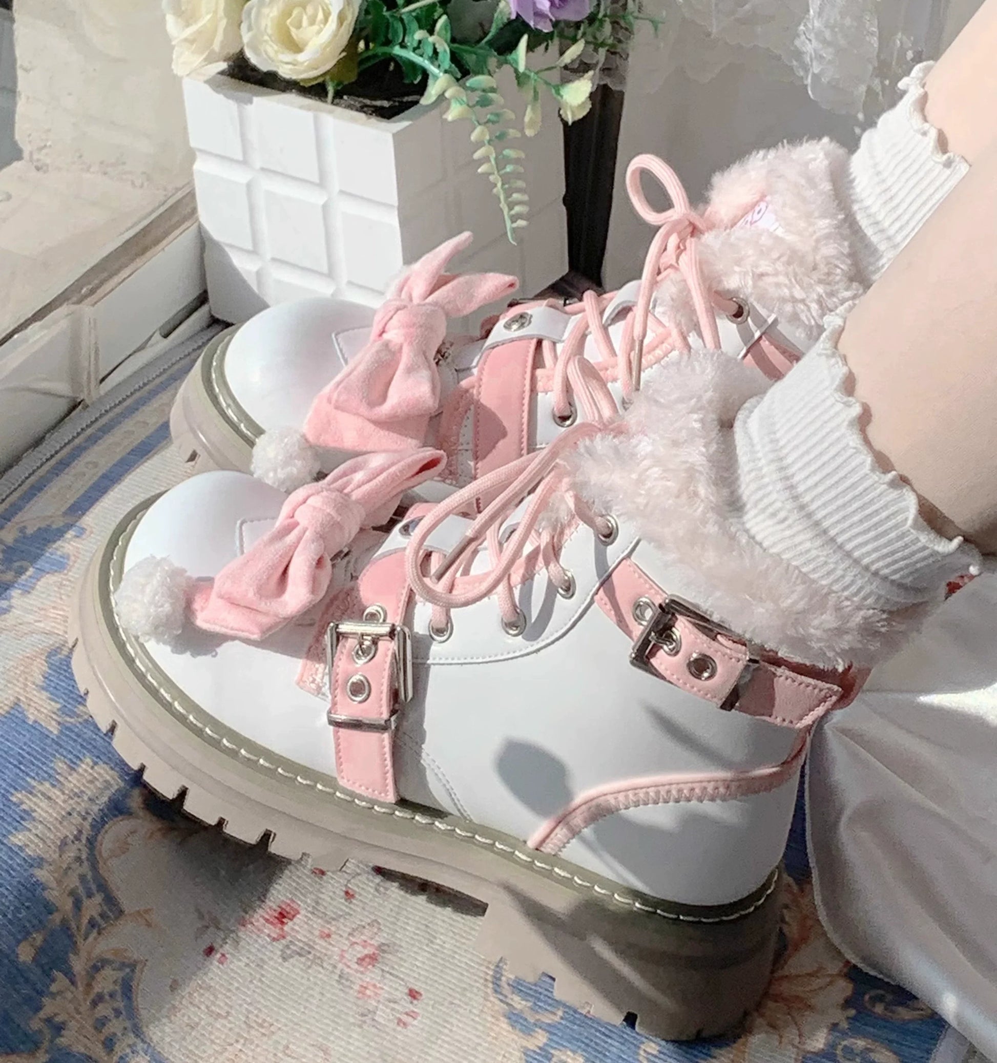 StarsCrwon - Sweet Lolita Shoes Winter Lolita Martin Boots