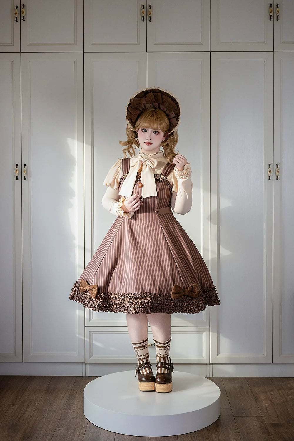 Miss Point - Classic Lolita JSK Customized Stripe Lolita Dress