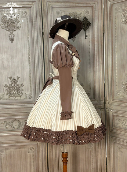 Miss Point - Classic Lolita JSK Customized Stripe Lolita Dress