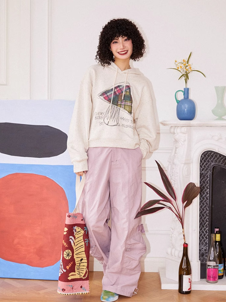 Hooded embroidered sweatshirt【s0000006559】