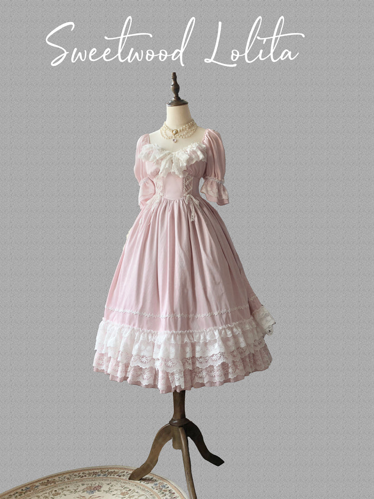 Sweet Wood - CLA Vintage French Lolita OP Dress