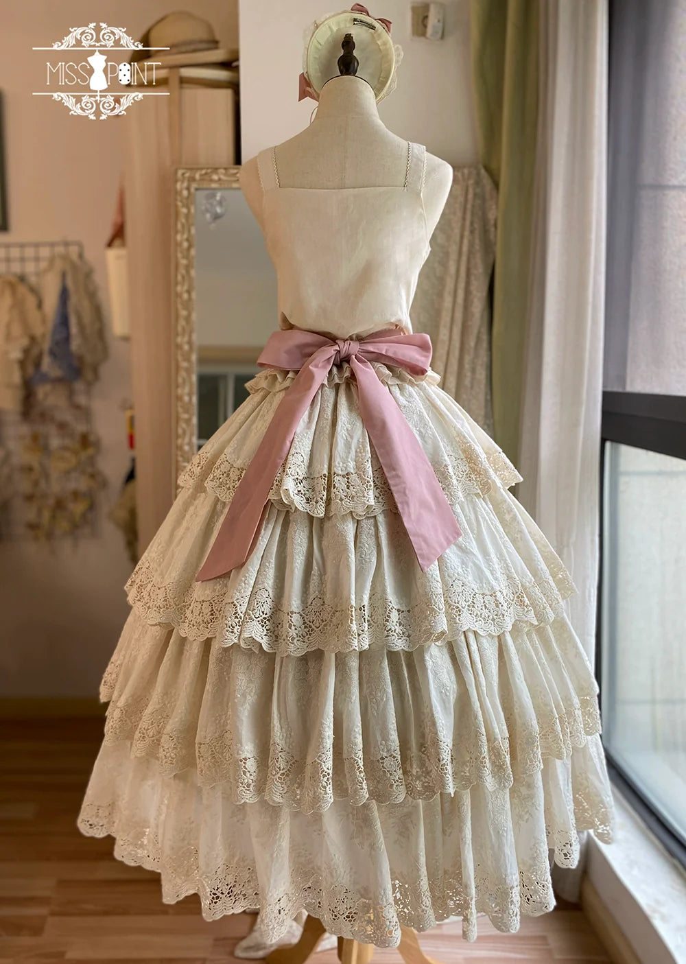 Miss Point - Forest Waltz - Cotton Lolita Camisole Embroidered Cami Top