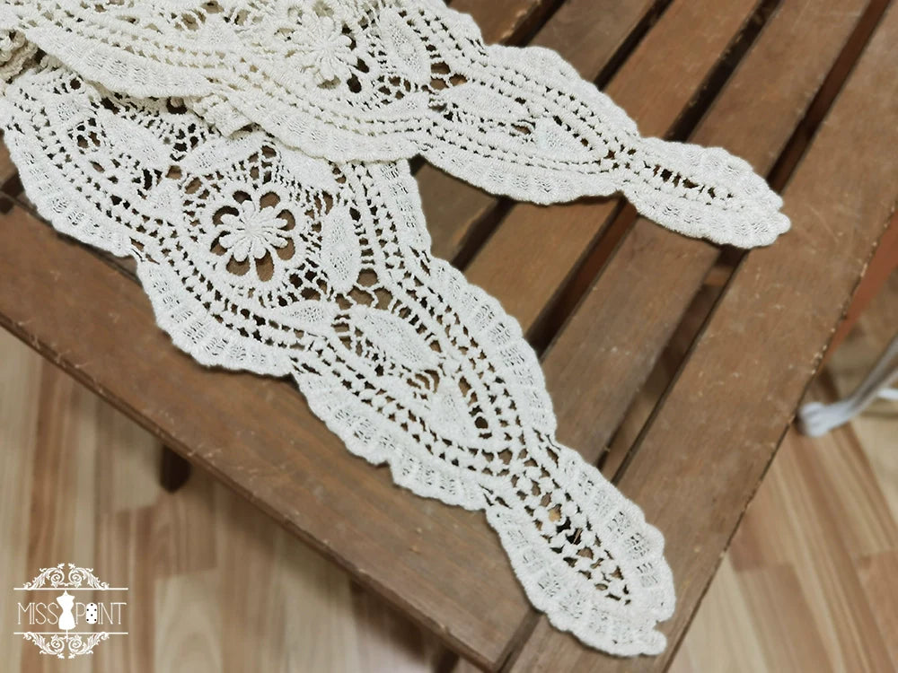 Miss Point - Forest Lolita Small Straw Hat Clip KC Accessory