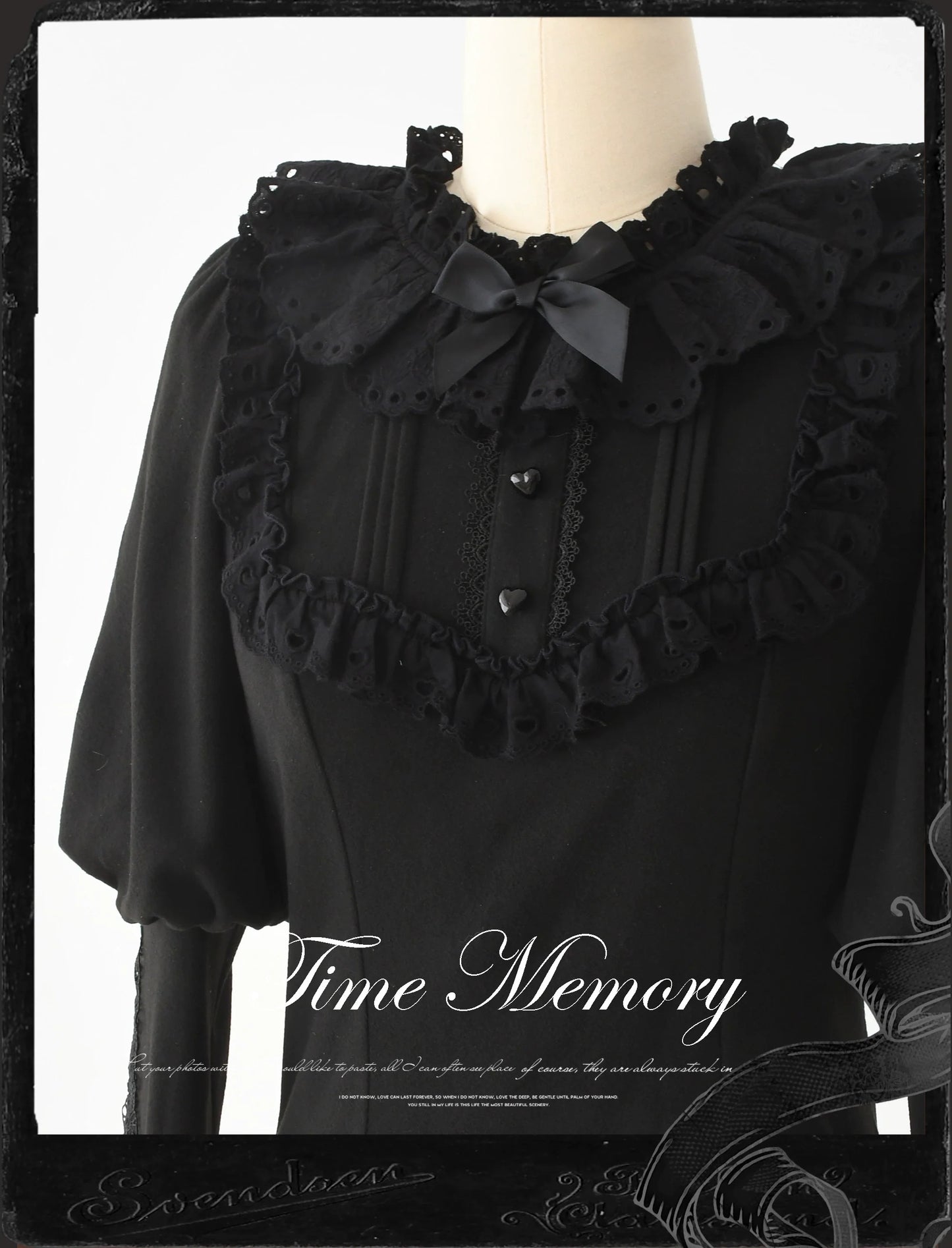 Time Memory - Cozy and Warm - Elegant Lolita Shirt Slimming Mutton Sleeves Blouse