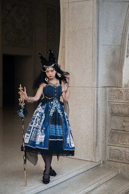 Miss Point - Dusk Best - Egyptian Lolita Dress Set Gorgeous JSK