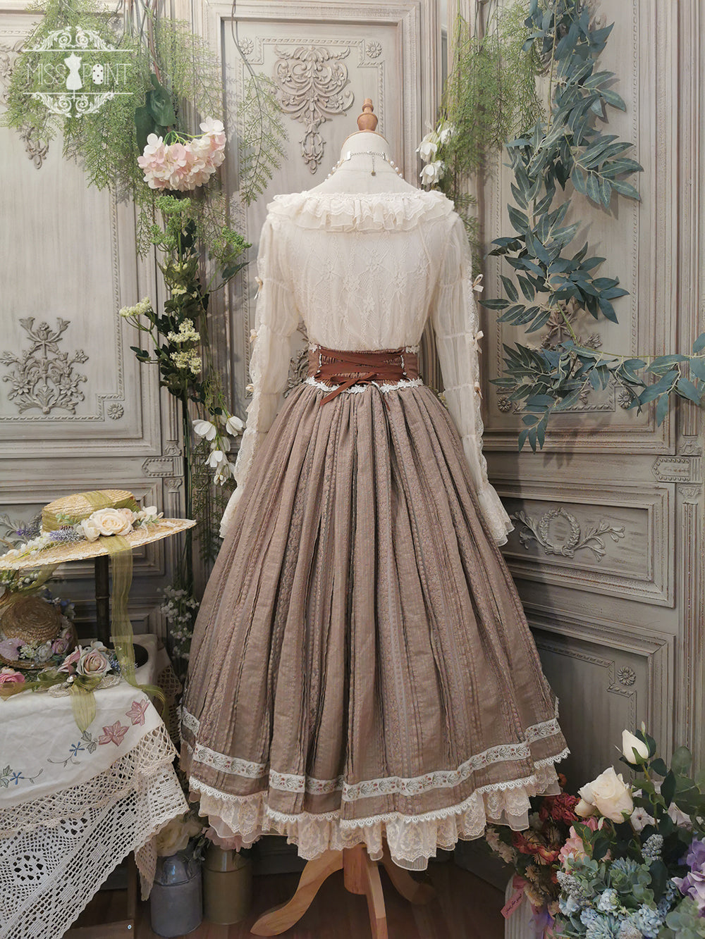 Miss Point - The Sally Gardens - Fish Bone High Waist Lolita Skirt