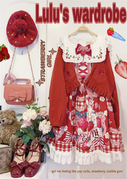 Dark Star Island - Sugar Frost - Sweet Lolita Cardigan Knit Embroidered Sweater