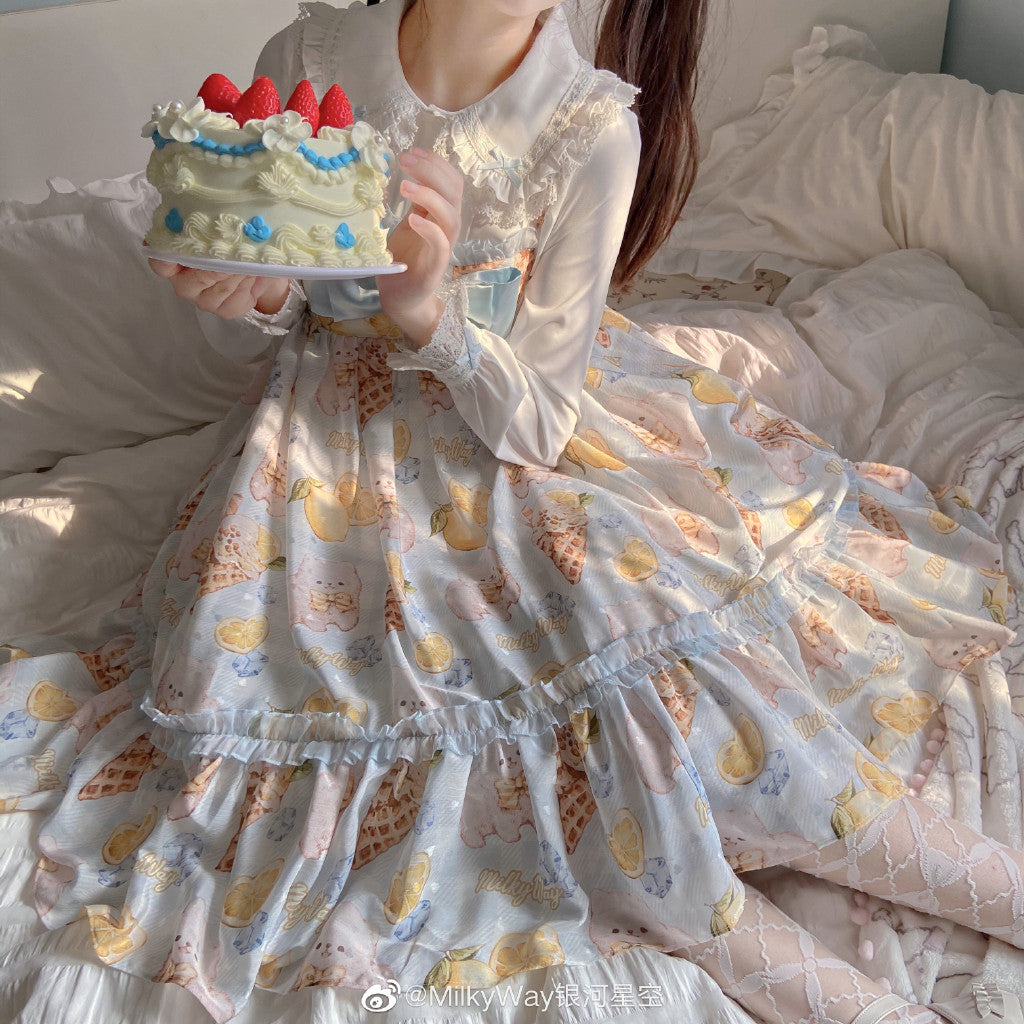 Milky Way - Lemon Puppy Lolita JSK Dress