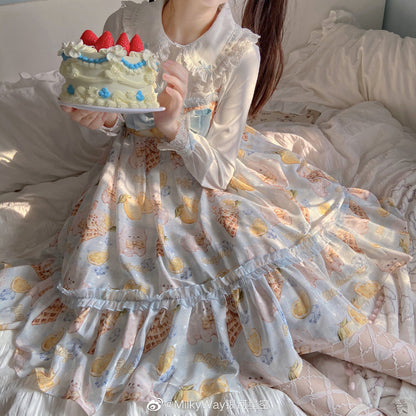 Milky Way - Lemon Puppy Lolita JSK Dress