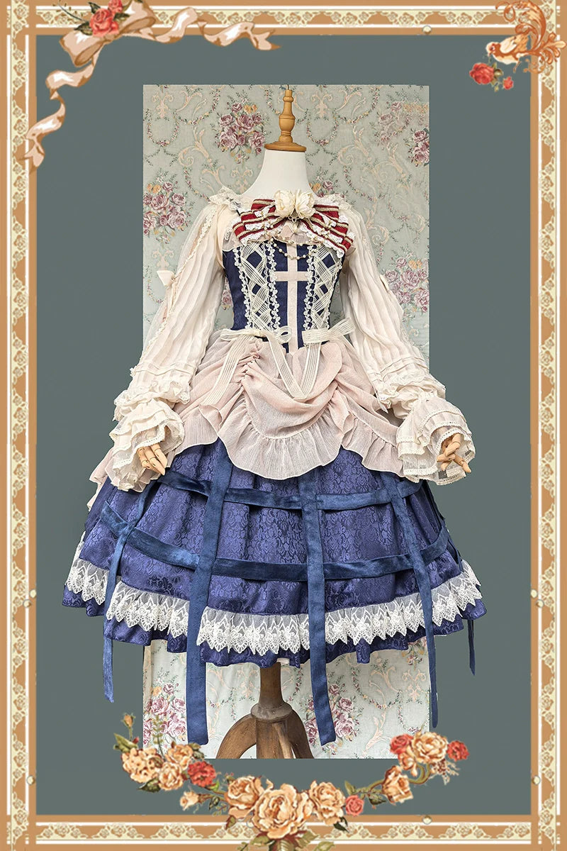 Infanta - Lilith's Cage - Gothic Lolita JSK Dress & Blouse