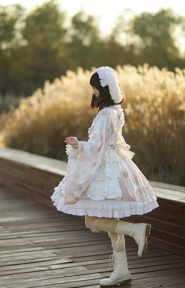 With PUJI - Xiaochunrihe - Wa Lolita OP Dress