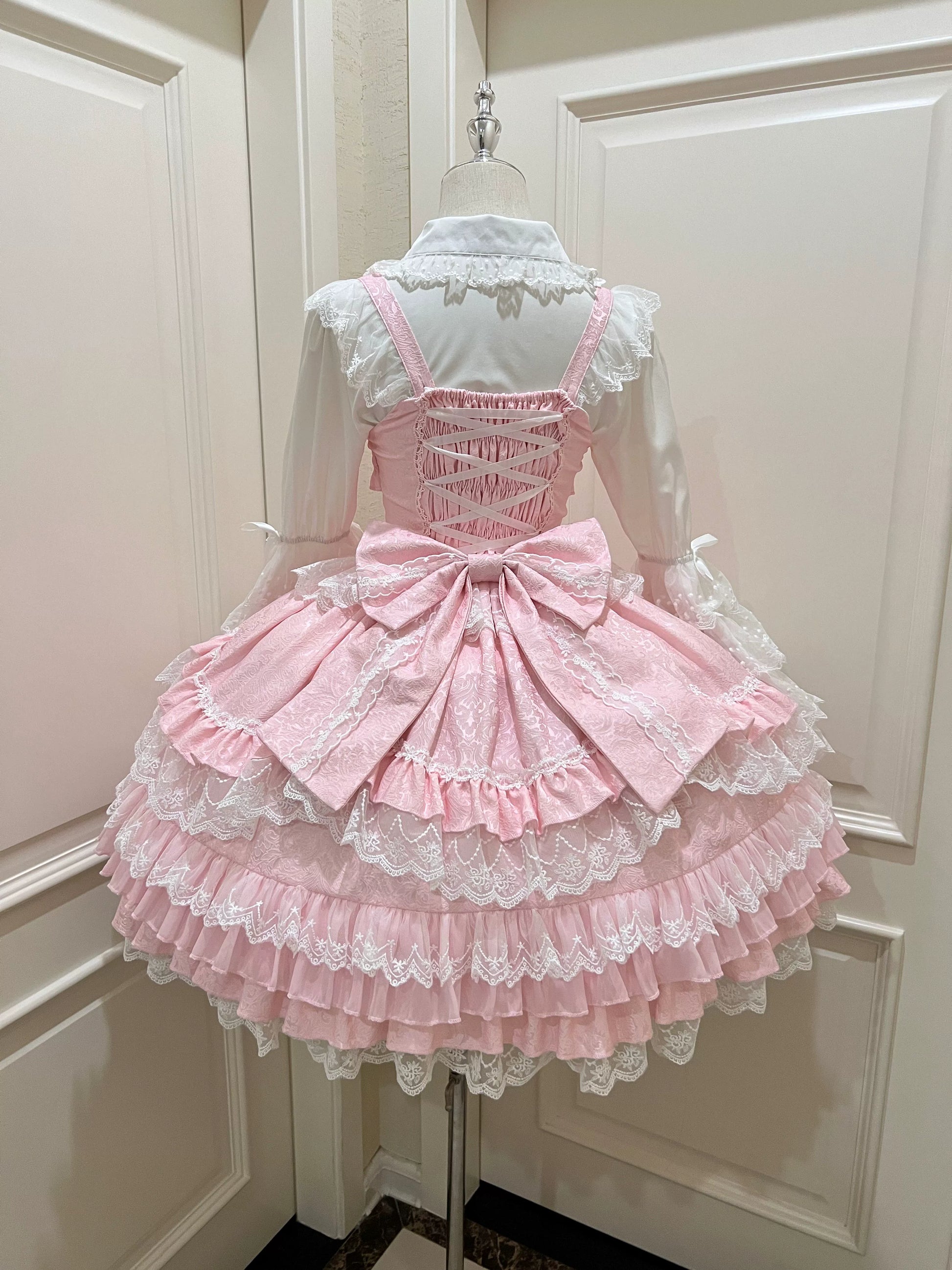 Sugar Girl - Flower Ode - Doll-like Sweet Lolita Jumper Dress