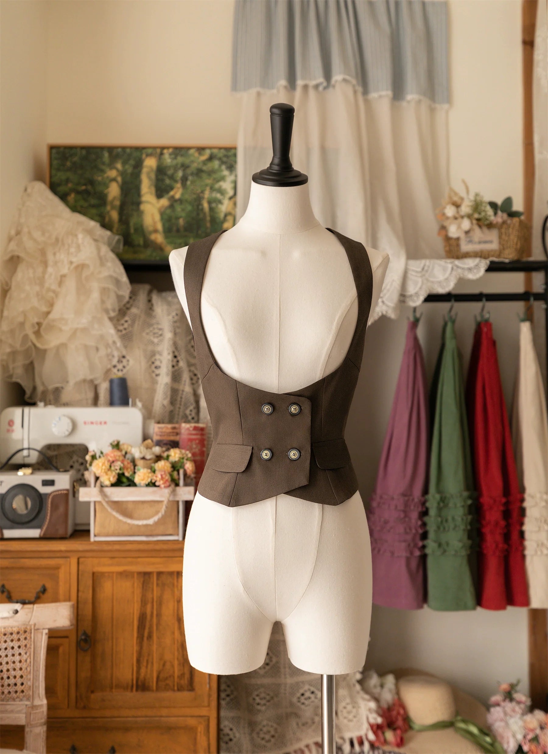 Forest Wardrobe - 4.0 Chest Support Vest Elegant Autumn/Winter Vest