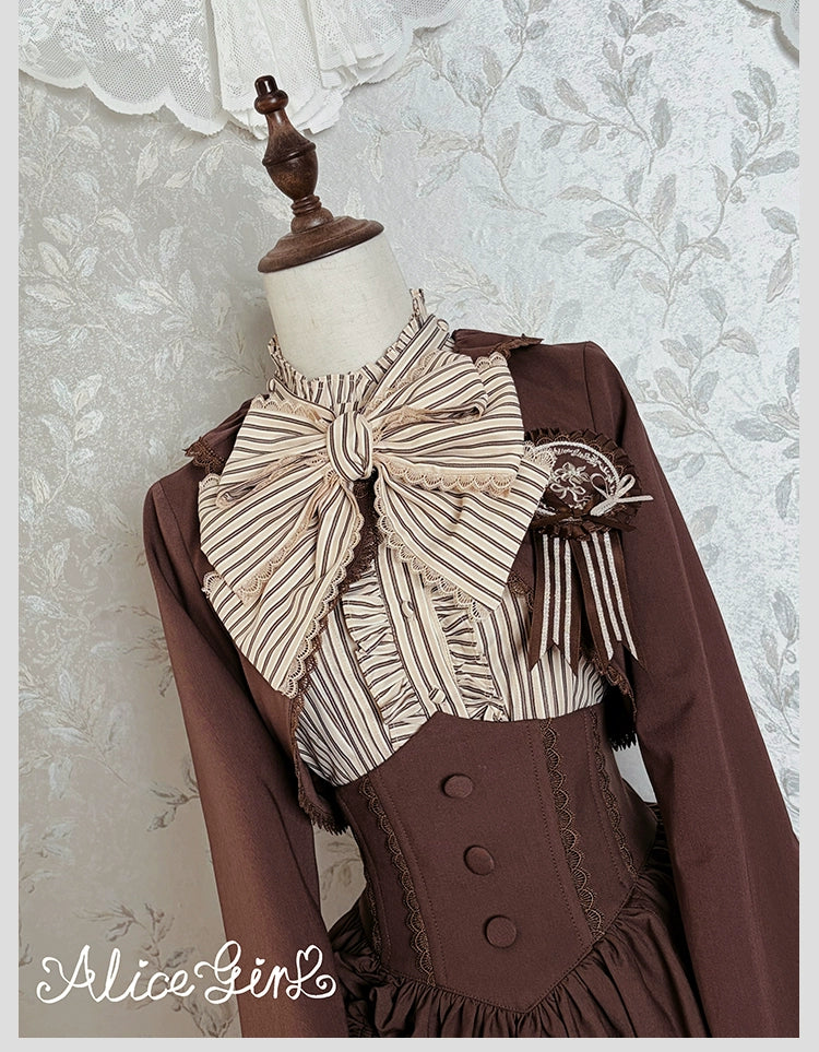 Alice Girl - Duke of Victoria - Classic Lolita SK & Overskirt Set