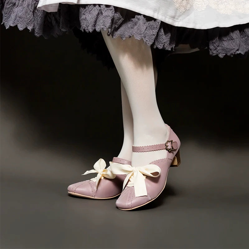 MR.Qiutian - Pictorial Girl - Han Lolita Shoes Retro Lolita Chinese Style Shoes