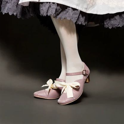 MR.Qiutian - Pictorial Girl - Han Lolita Shoes Retro Lolita Chinese Style Shoes