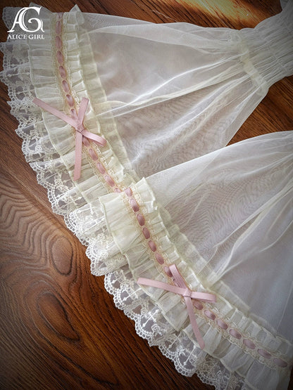 Alice Girl - Cross Princess - Sweet Lolita Princess Sleeves Cross Embroidery Sleeves