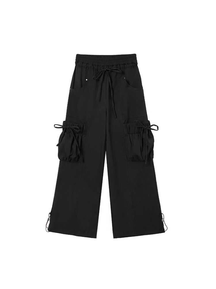 Big pocket loose pants【s0000009829】